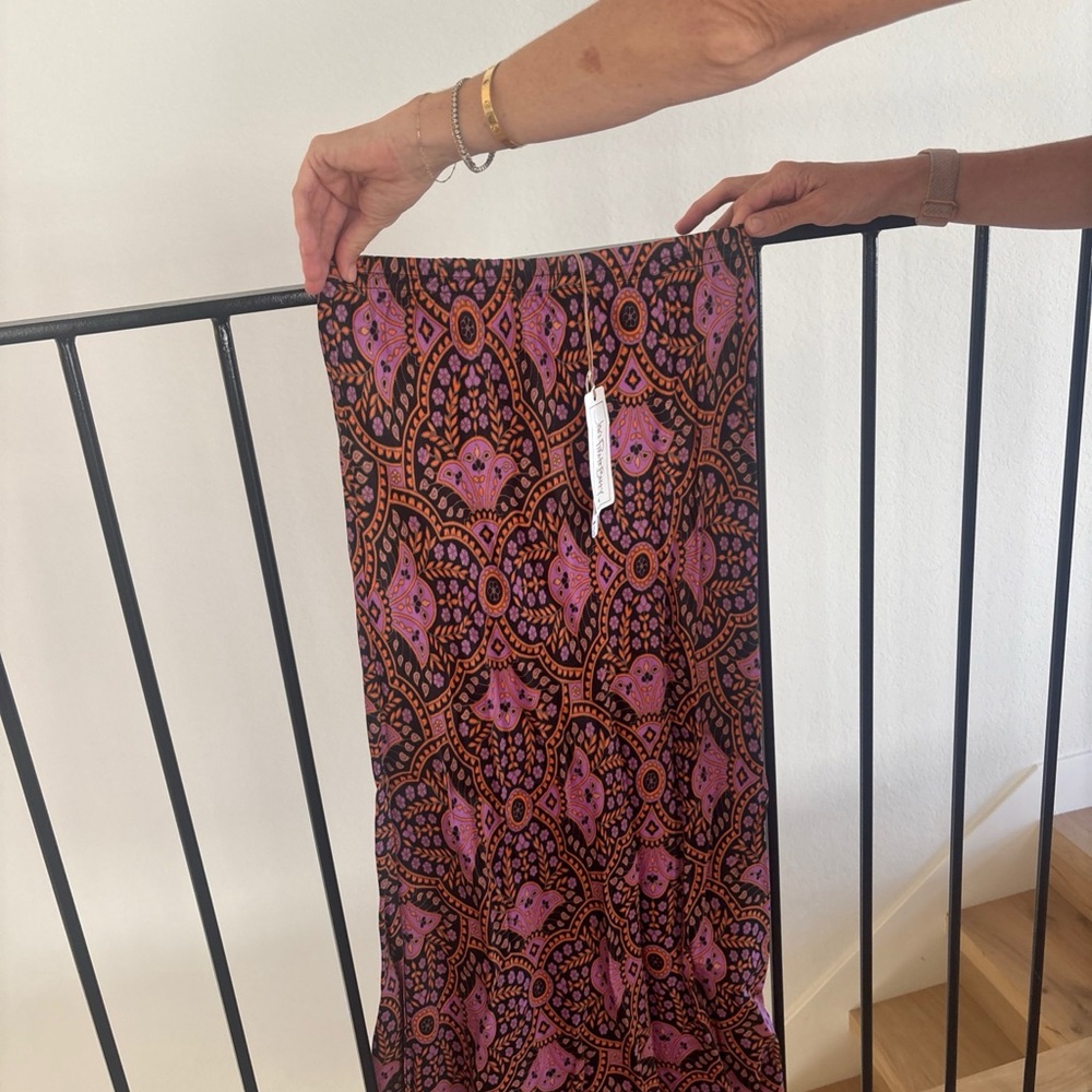 Jen's Pirate Booty Purple and Black Maxi Skirt